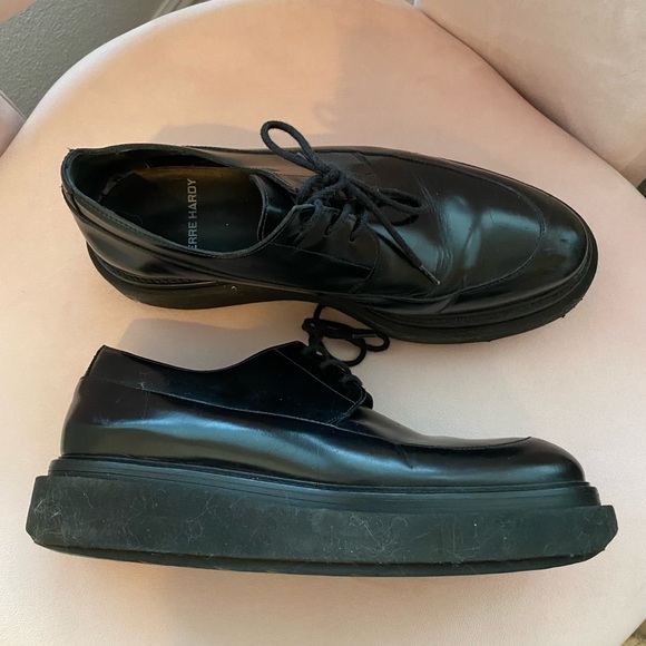 perfect vintage PIERRE HARDY platform creepers oxfords wingtips brogues, 8.5/10 - Picture 2 of 7